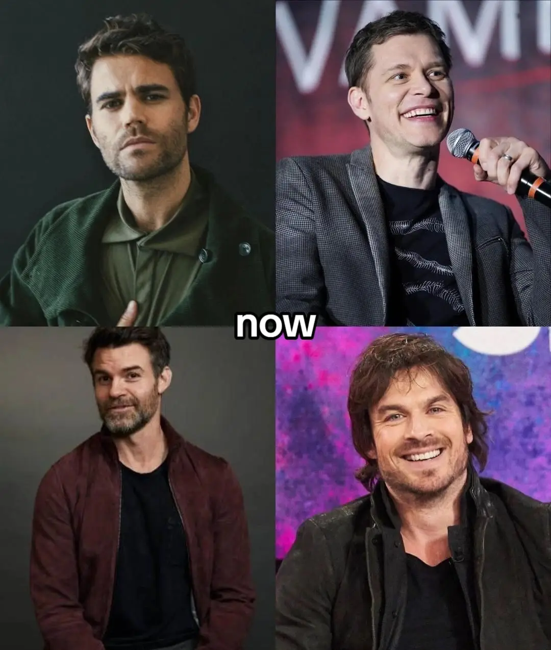 so, before or now ? #iansomerhalder #paulwesley #josephmorgan #danielgillies #thevampirediariesedit #thevampirediaries #tvd #tvdu #xyzbca #vxmpiretvd1 