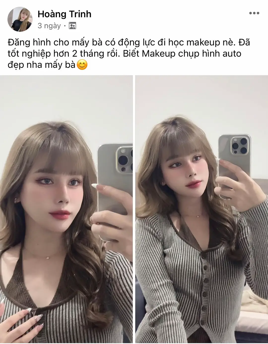 Đầu Tư Cho Bản Thân Thì Không Bao Giờ Lỗ #dạymakeuponline #makeup #phaidepngaynay #sứcmạnhcủamakeup #goclamdep #họcmakeup 