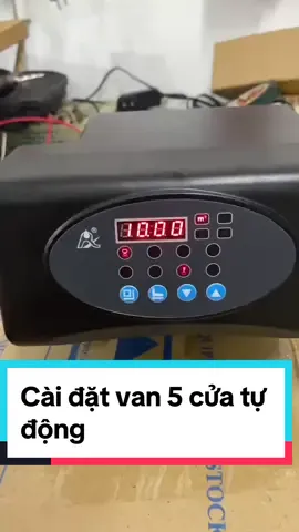 Cài đặt van tự động 5 cửa, dùng cho cột composite, bộ lọc tổng #composite #vantudong #vantudong3cua #van5cua 