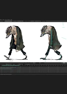 How would you translate the amazing Wiebke Rauers (IG: wiebkerauers) style to rigged animation? Víctor Paredes took this wolf and made every brushstroke come to life using @mohoanimation in less than 3 hours! ✨ #mohoanimation #2danimation #animation #motion #design #motiongraphics #walk #walkcycle #cycle #character #rigging #rig #character #wolf #illustration #animated