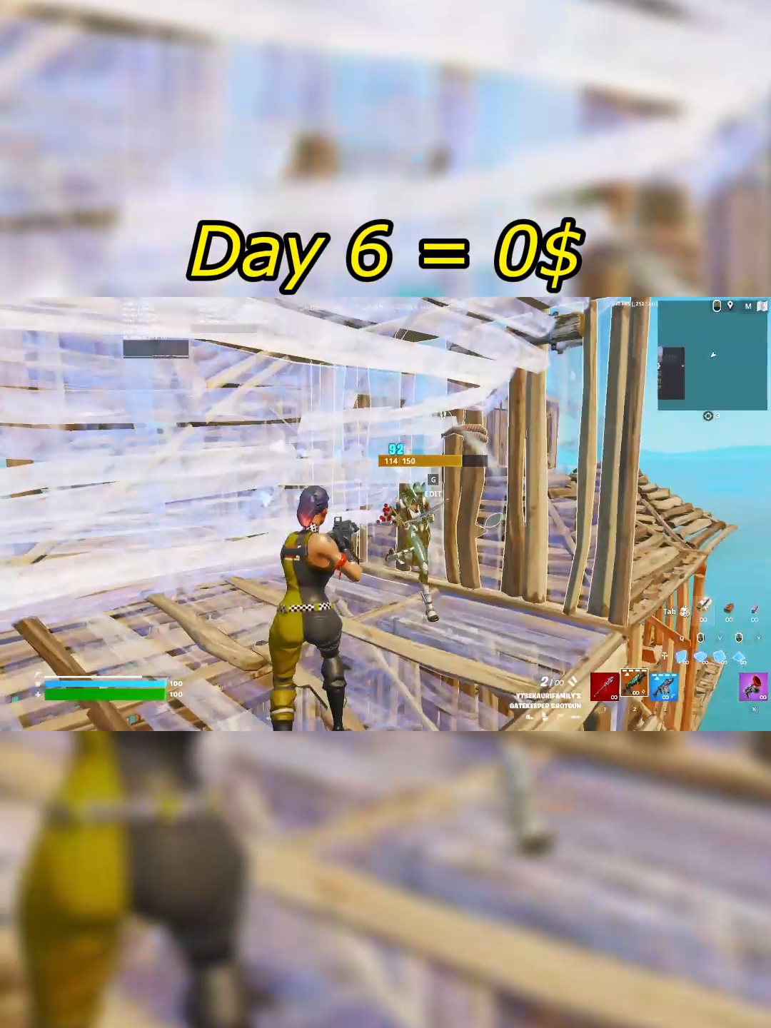 Day 6 of series until I earn in fornite! #fornite #shorts #viral #fyp #gaming