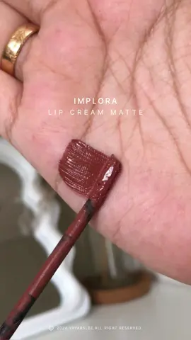 One of my fav lip cream from Indonesia local brand, Implora ♡ Benda best kita kena share, best pakai sebab ringan dan tak melekit hehe🥰 #Implora #lipmatte #lipcream #lipmatteviral 