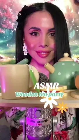Let's have a tea party like in childhood? 🪵 #ASMR role-playing game 