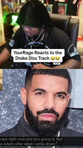 Bro had chills 😭😭 #yrg #yourrage #drake #kendricklamar #jcole #rap #disstrack #viral #fyp#CapCut 
