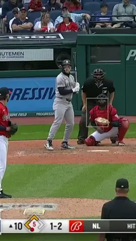 We can’t stop replaying this INSANE double play from yesterday’s game by David Fry and Bo Naylor 🔁 #ForTheLand #MLB #Baseball 