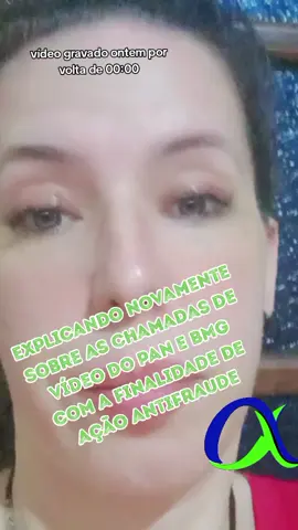 Não tenha medo de fazer o vídeo chamada pelo Pan ou BMG. ESSE VÍDEO CHAMADO TEM A FINALIDADE DE TE PROTEGER PENSE NISSO.  QUALQUER DÚVIDA ME CHAME AQUI NO CHAT E PASSAREI A VOCÊ O NÚMERO DA EMPRESA PARA CONTATO.  GRATIDÃO #cuidadocomfraudes  #FIQUEATENTO