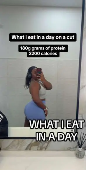 What I eat in a day on a cut consuming 2200 calories and 180 grams od protein as im trying to lose weight and kean out. All meall are high in protein. #whatieatinaday #lowcalorierecipes #whatieatinadayrealistic #caloriedeficitmeals #caloriedeficit #gymgirlsdaily #gymgirlsoftiktok #girlswholift #