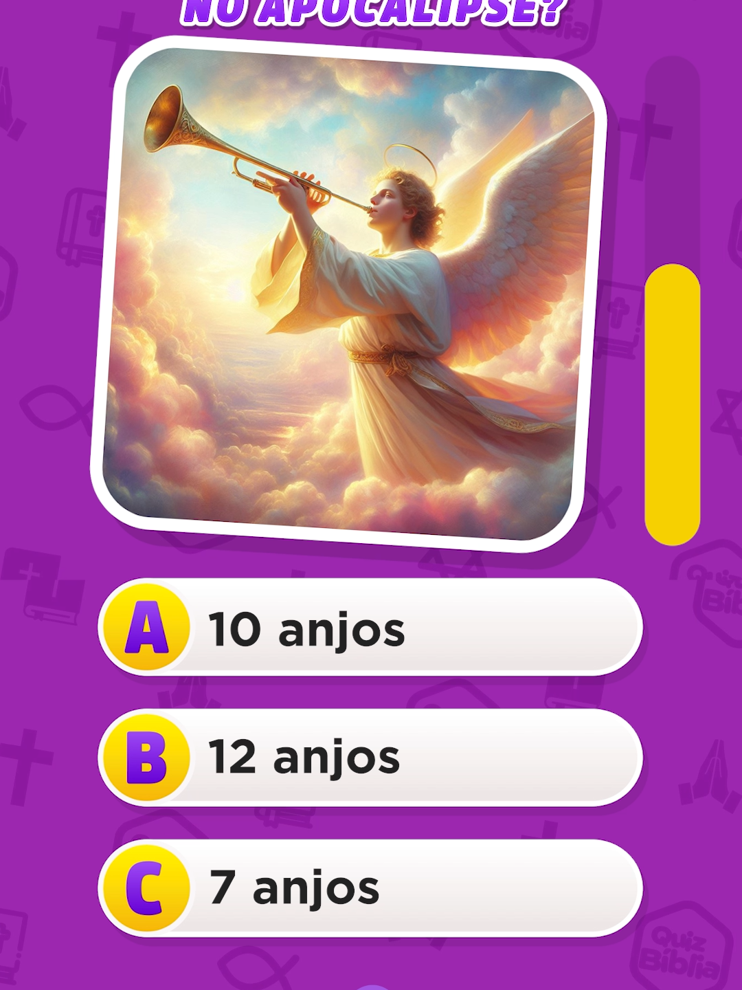 Quiz bíblico sobre o livro de Apocalipse #quiz #biblia #quizbiblia #perguntas