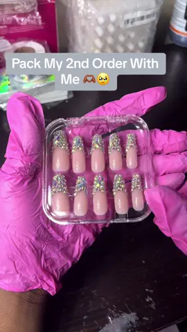 My Second Nail Order 🫶🏾🫶🏾🫶🏾 #packorderswithme #nailpacking #nailstuff #nailhacks #nailhaul #shein #nailsupplies #longnails #coffinnails #pressonnailbusiness #presson #naillover #naillovers #trynewthings 