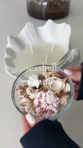 My favorite candle that I made so far🐚🌊 #asmr#asmrsounds#candlemaking#candle#DIY#candlediy#satisfying#aesthetic#giftidea 