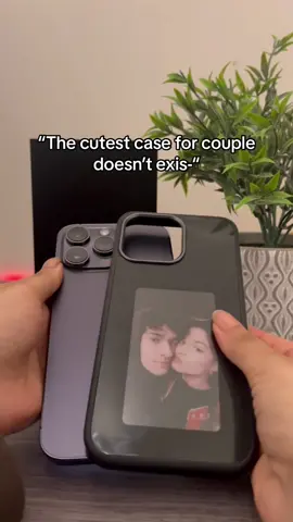 This iPhone case displays photos without the phone too! #trending #viral #iphone #phone #phonecase #fyp #couple #couplegoals #giftsforhim #boyfriend 
