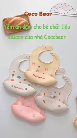 YẾM ăn dặm chất liệu silicon cho bé trai bé gái nhà Cocobear Họa tiết xinh- yếm nhà cocobear chất lượng cả về sản phẩm và mẫu mã #yemsilicon #yemandam #silicone #cocobear 