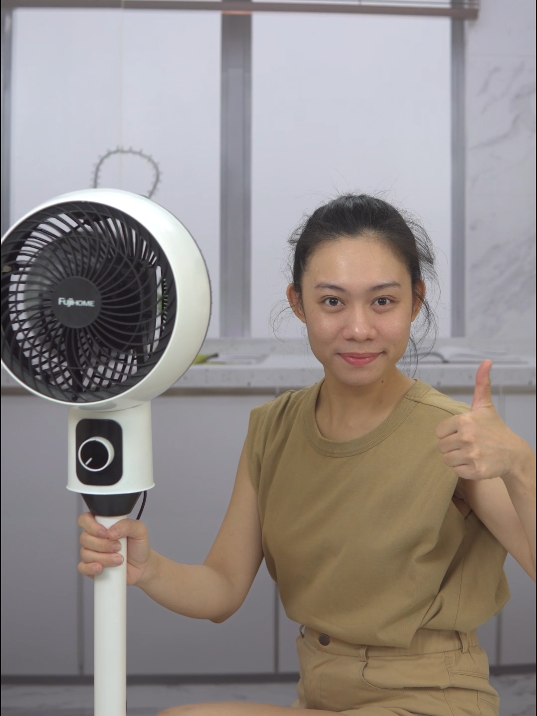 quạt đối lưu không khí, phù hợp cho trẻ em và người lớn và làm mát thêm diện tích phòng #fujihome #review #muataitiktok #quatlammat #dogiadung
