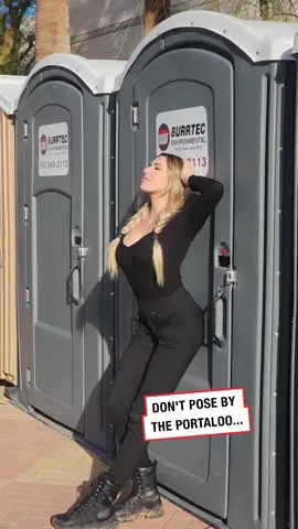 She won't be doing that again 😶 #portaloo #prank #awkward #influencer #fail #ladbible #trending #fyp
