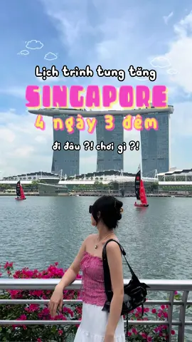 Gợi ý lịch trình và địa điểm tham quan vui chơi ở Singapore 💕  #dicungluoi#tiktoktravel#tiktokdulich#dulichtiktok#dulichsingapore#singaporetravel#reviewdulich  