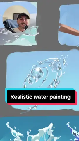 Alright, gather ‘round, everyone! 💦 So, here’s the deal: I’ve been diving into the world of painting water lately. Yeah, I know, water! But hold on, before you start yawning, let me introduce you to the expert, Khan Liu @Kan Liu .🎨🌊 Step one: Background. You gotta set the scene, plain and simple. Step two: Shape it up! Get those watery shapes going. Now, grab that smudge tool and start the movement. And hey, don’t forget the eraser! Next up, add some random colors. Just go wild! But wait, there’s more!  Time for the finishing touch: specular highlights. Just sprinkle ‘em on like confetti.🎉  So there you have it, folks. That’s the process on painting water, straight from the master himself, Khan Liu. 🌊💦 #vfx #vfx #vfxartist #water #waterart #visualeffect #visualeffects #painting #paint #paintingprocess #arttip #arttips #paintingtips #arttutorial #digitalart #digitalartist #digitalartwork #digitaldrawing #digitalpainting #digitalillustration #art #artist #art #artwork 