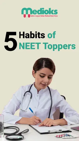 Save these secrets of NEET toppers and hide them somewhere to crack the Neet exam with these 5 essential habits! 💡 From deep understanding to strict timetables, these practices will help you to climb the path to success and tag a friend who is ready to ace their exams and grow alongside you! 📚✨ #medioks  #NEET  #StudyHabits  #Exampreparationtips  #neetpgpreparation2024  #NEETPreparation2024  #MedicalBooks  #medicaleducation  #Medical  #Medicine  #doctor
