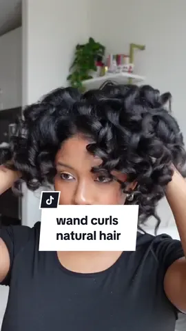 a curls for the girls moment with these cutie wand curls 🤩 I wanted to do something fun with my blown out hair and wand curls for the win!    #wandcurls #wandcurlsnaturalhair