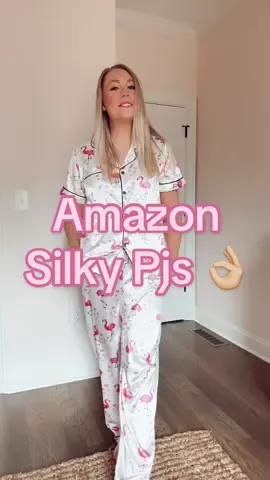 Here for the silk pjs #silkpajamas #amazonstorefront #amazonfinds #amazonmusthaves #tryonhaul #affordablefashion 