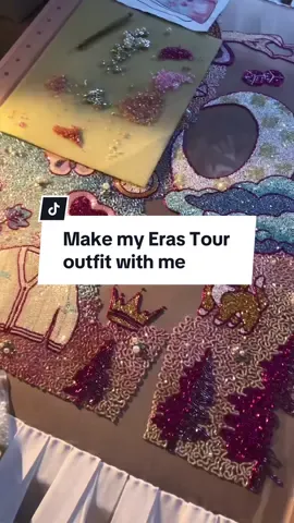 so proud of it already ✨💎💕 #erastouroutfits #erastour #swifttok #taylorswift #DIY #outfit #erastourtaylorswift #fyp #taylorsversion #tambour #taylornation #lovertaylorswift #taylorswiftoutfits #theerastour @taylorswift @cliopeppiat