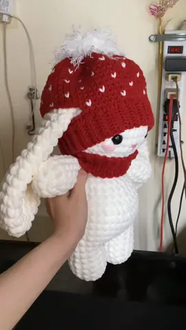 🤭 How cute #crochet #handmade #moclen #kawwaii #plushies #viral #thỏlen 