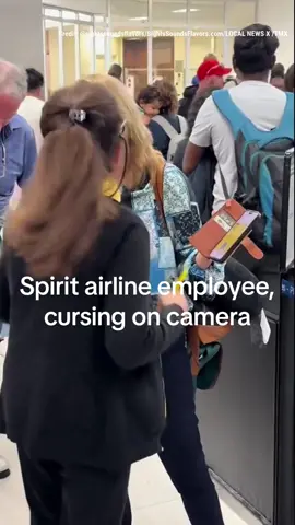 Spirit Airlines employee caught on camera cursing out customer in middle of the airport before boarding the plane.  #Employee #SpiritCustomer #SpiritEmployee #SpiritAirlines #Flight #Plane #Trip #Lauderdale #FL #Miami #FlightAttendant #FlightAttendantSpirit #Airline #AmericanAirlines #United #Mercury #mercuryretrograde #US #UnitedStates #internationalflightattendantday  
