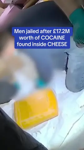 A pair of drug kingpins, who hid £17.2 million of cocaine in blocks of Gouda cheese, have been jailed after officers raided their drugs unit. Saleem Chaudhri & Rieddul Mohabath will spend 27 and 16 years behind bars, respectively #crime #gangs #police #blackburn #shocking #cheese #coke #news #uknews 