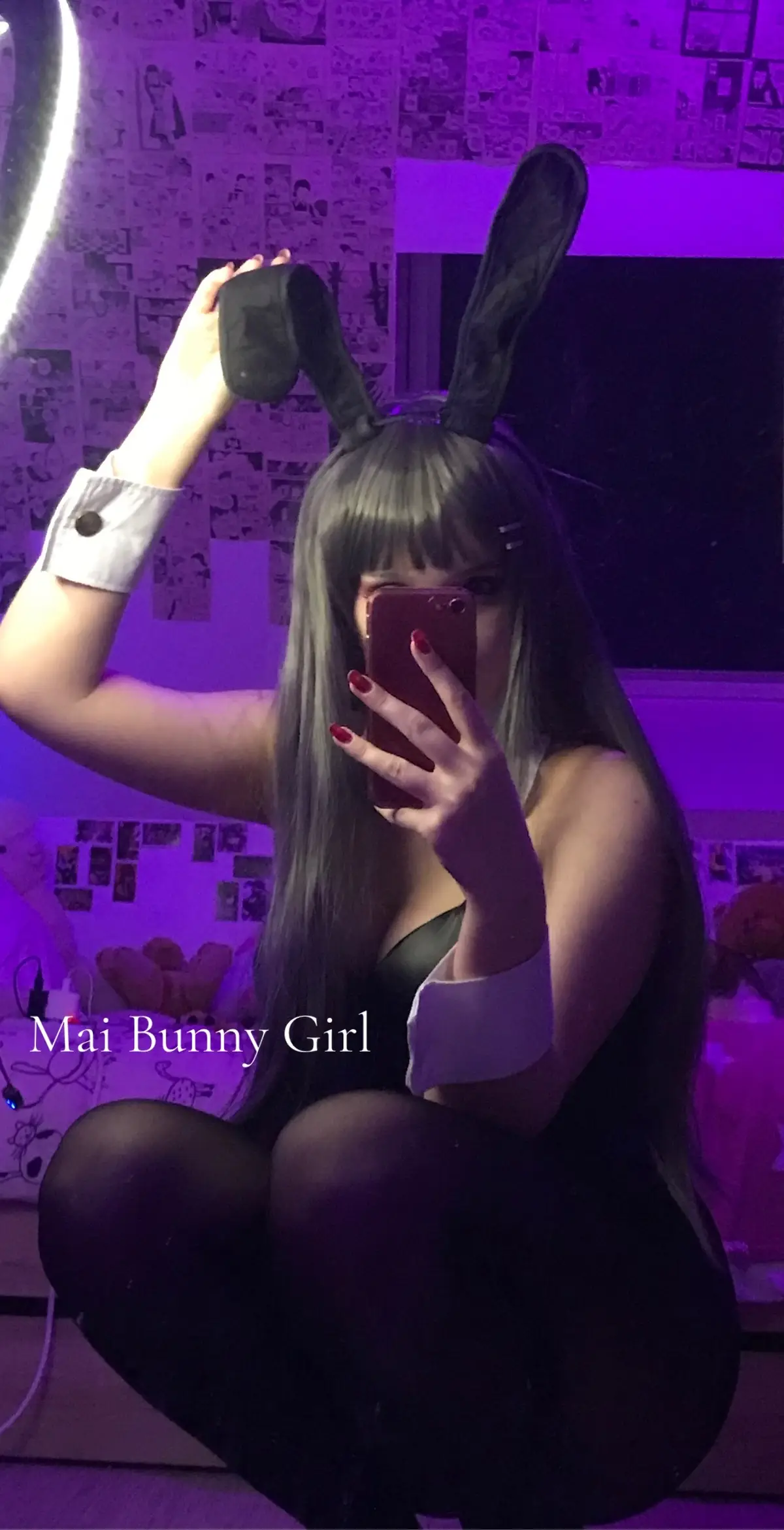 YOUR FAV BUNNY GIRL 🐰🐰#bunnygirlsenpai #bunnygirlcosplay #bunnysuit 