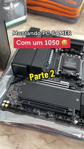 Será que a 1050 segura esse setup? Kkkkkk #tecnicoeminformatica #ti #hardware #pcgamer #montagemdepcs #viverdeinformatica