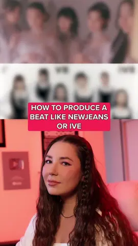 How to make a beat similar to @NewJeans or @IVE.official 💖 #musicproducer #newjeans #ive #ableton #kpop 
