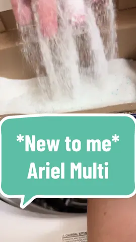 Trying out the ariel multi! This scent is amazing! I love it. It made my whole house smell wonderful! If you can find it, GRAB IT! #laundrytok #fyp #laundry #laundryroom #laundryoverload #laundryobsession #clean #laundryasmr #CleanTok #asrm #laundrydetergent #suds #sudsy #foryourpage #ariel 