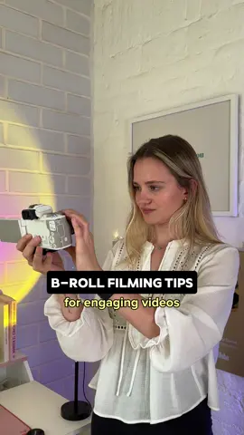 B-roll filming tips to stop people from scrolling 🎥⬇️ 1. Capture details (close-up shots of interesting textures, patterns, and small details) 2. Add movement (use panning, tilting, tracking) 3. Film candid moments (for more relatable and engaging videos) #contentcreator #contentcreation #creatoreconomy #instagramtips #broll #brolltips #filmingtips