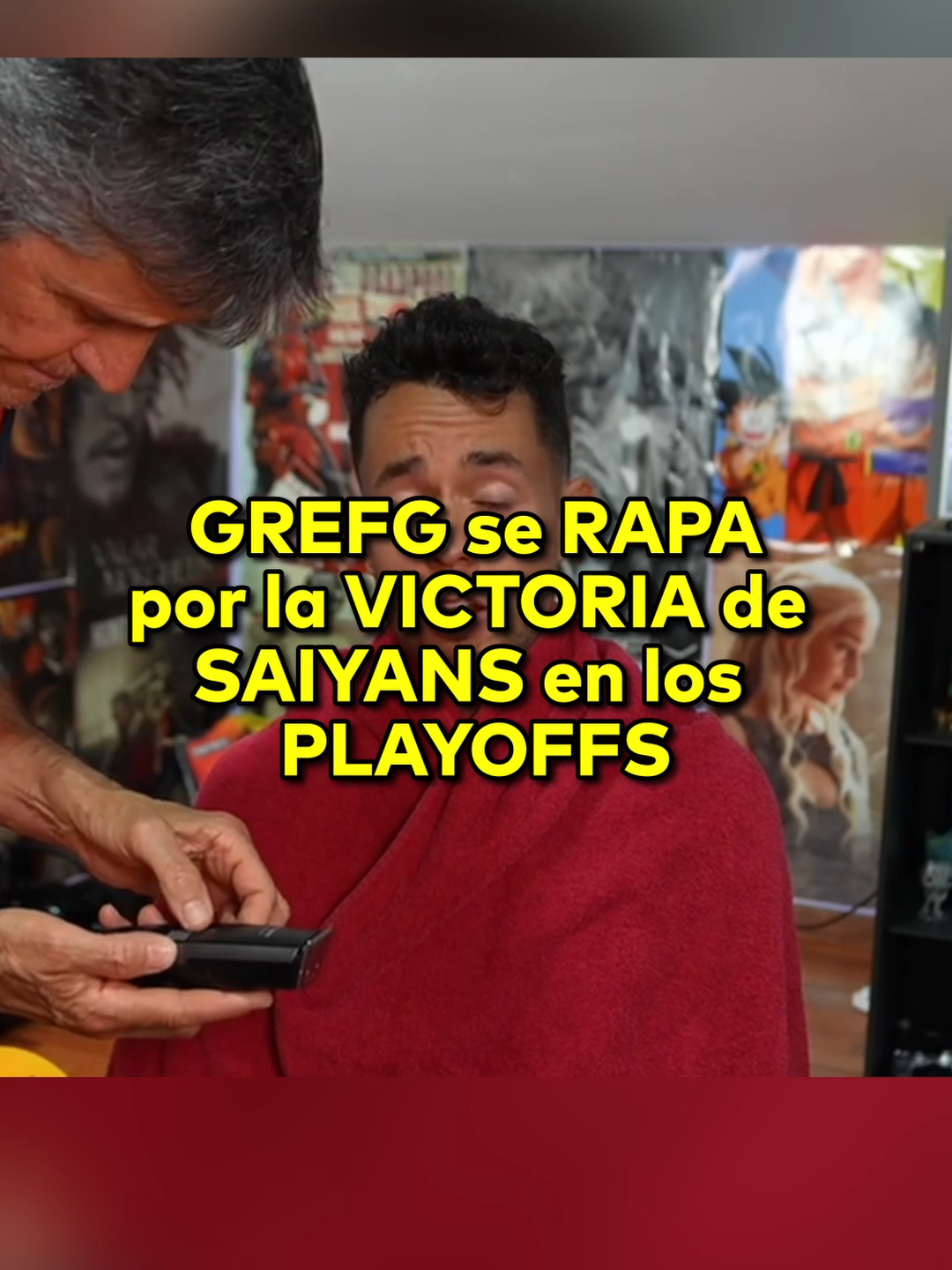 GREFG se RAPA por la VICTORIA de SAIYANS en los PLAYOFFS #thegrefg #twitch #fyp #parati