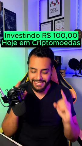 É assim que eu investiria R$100,00 em criptomoedas atualmente  #Bitcoin #Ethereum #altcoins #criptomoedas #investimentos 