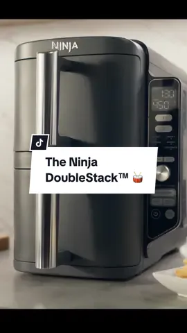 If you saw the sneak peek of our new air fryer that led to thousands of waitlist sign-ups (❗), this STACKED global announcement is for you.  🥁 The Ninja DoubleStack™ is coming. Cook four foods at once without taking over your countertop. Mark your calendar & join the waitlist. 🇬🇧: 17/4 🇺🇸: 4/30   #NinjaDoubleStack #NinjaAirFryer #NewNinja #NewProduct #AirFryer #ProductRelease 
