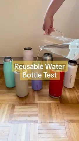 What brand should we test next? Hit the link in our bio to shop the winners! #waterbottles #owala #stanley #yeti #lifestraw #rtic #contigo #simplemodern #waterbottletest #bestwaterbottle #earthweek #sustainabilityweek #commissionearned 
