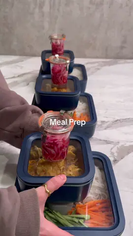 meal prep 🤍 // full meals on insta 