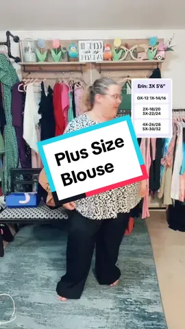 This oversize blouse is sure to be an easy addition to your wardrobe for work or other activities. I am wearing my true size 3X for the oversized fit.. #plussize #plussizefashion #plussizeedition #plussizetiktok 