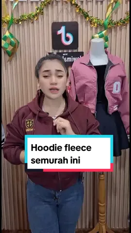 Hoodie wanita bahan Fleece tebal #hoodie #hoodiefleece #jaketwanita #tiktok #tiktokshop #fyp 
