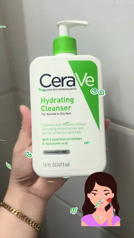 Chân ái cho da khô nhen  #cerave #suaruamat #xinhdepmoingay #fypシ゚viral #congai #yeubanthan 