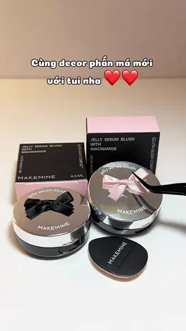 Decor má hồng xinh với tui nè #makemine #phanmananfang #nanfang #makeminevn #phanma #mahong #mahongkem #phanmacushion #makeup #makeupdouyin #makeuptips #lamdep #mypham #goclamdep #reviewlamdep #xuhuong #thinhhanh #viral #hot #trend 