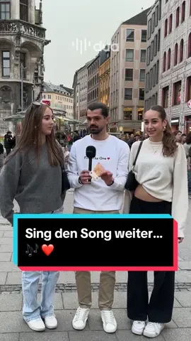 Sing den Song weiter… 🎶 ❤️  #dua #duacom #findtheone #singen #straßenumfrage #münchen #deutschland #viral #fyp