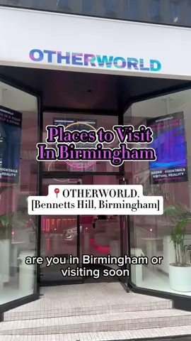 Places / Locations to visit in Birmingham. Location - OTHERWORLD, Bennetts Hill. #fy #birmingham #nigeriansinuk 