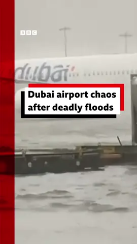 Flash floods in the Gulf states have killed 20 people and disrupted flights at the world's second-busiest airport. #Dubai #UAE #Oman #DubaiAirport #Floods #Flooding #FlashFloods #Weather #BBCNews