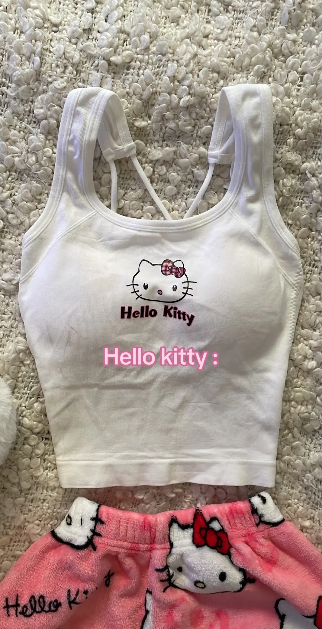 توصيل لجميع دول العالم ! للطلب رابط المتجر في بايو الانستقرام 👇🏻😍 #هيلوكيتي #fyp #hellokitty #متجر #pov 