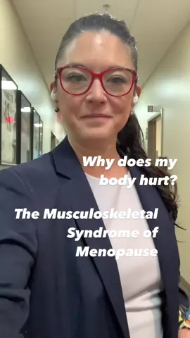 Why does my body hurt? The MUSCULOSKELETAL SYNDROME of MENOPAUSE.  #menopause #wholepersonhealth #arthritis #perimenopause #shoulder #frozenshoulder #inflammation 