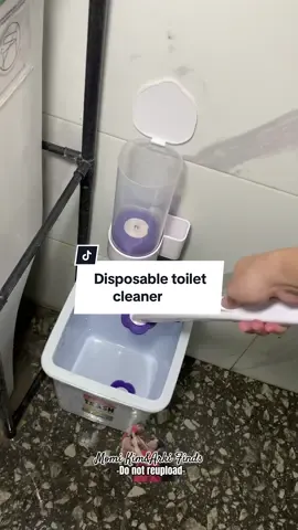 Disposable toilet cleaner kung gusto mo ng no hassle ng paglilinis sa toilet bowl or cr mo. #toiletcleaning #disposable #crbrush #toiletbowlbrush 