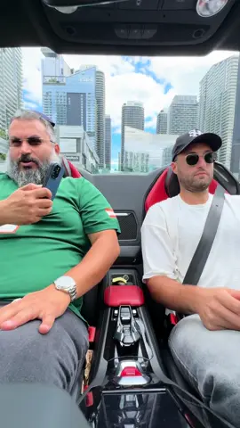 I picked up Ziv “The Watch Guy” in my new lambo huracan @ItsZivTamir #fyp #lamborghini #lambo #miami 