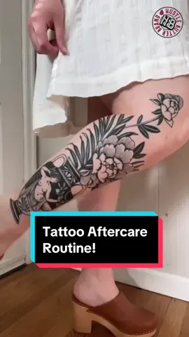 Tattoo aftercare is soo important! Use code “TIKTOK” for 10% off your order of Hustle Butter! @Maddy #HustleButter #hustlebutterdeluxe #tattooquestions #tattooartist #tattooaftercare  