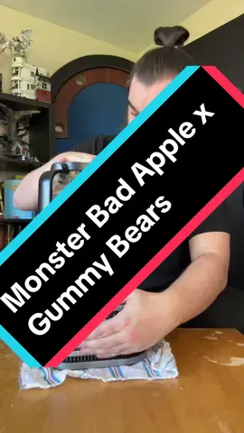 Replying to @... So many gummy bears lost. #monsterenergy #monster #energydrink #gummybear #sweet #funny #fypシ 